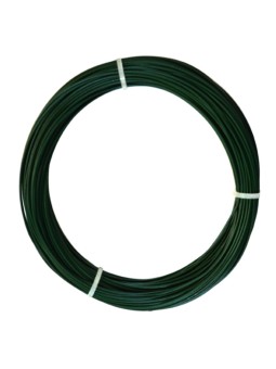 ALAMBRE PLASTIFICADO VERDE 1,6 MM. ROLLO DE 50 M LINEALES