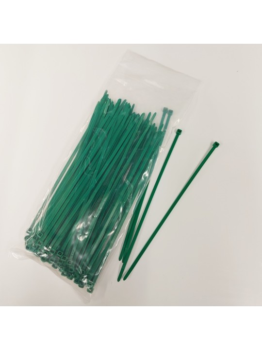 BRIDAS VERDES 250X4.8 MM