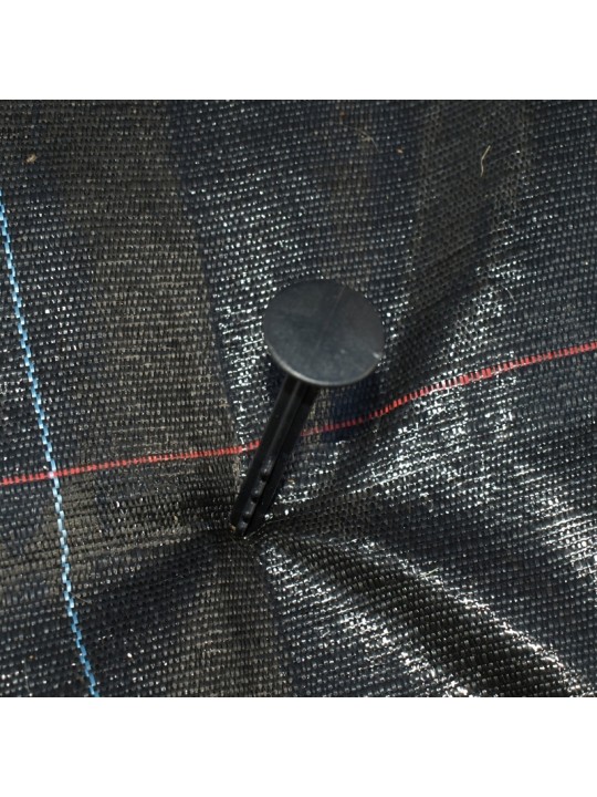 Rollo Malla Antihierbas 1x100 metros negra con densidad 130gr/m2