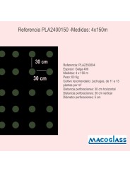 1.	ACOLCHADO G- 350 PERFORADO PARA LECHUGAS 4 X 150M