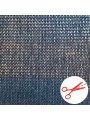 MALLA OCULTACION 99%  GRIS ANTRACITA. ROLLO 1,5X50 M