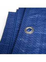 Lonas impermeables - Lonas de plástico - Toldo azul de rafia impermeable