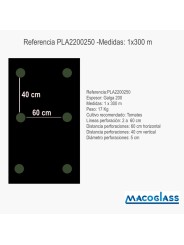 ACOLCHADO TOMATES PERFORADO . ROLLO 1 X 300 M
