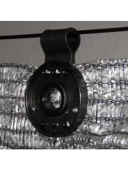 MALLA SOMBREO 70% GRIS  ROLLOS
