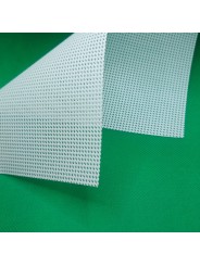 LONA MICROPERFORADA DE PVC Blanco con soporte