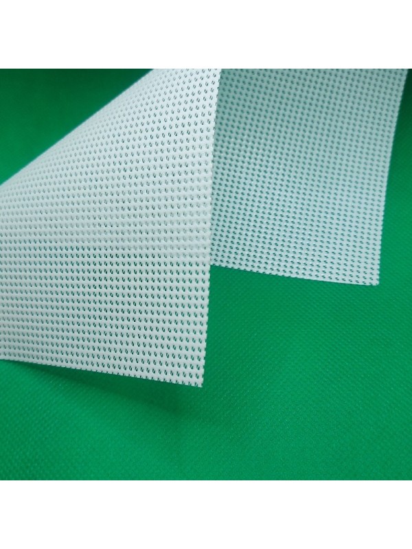 LONA MICROPERFORADA DE PVC Blanco con soporte