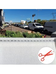 MALLA DE OCULTACIÓN 99 % BLANCO AL CORTE