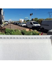 MALLA DE OCULTACIÓN 99 % BLANCO AL CORTE