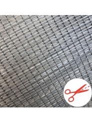 MALLA DE SOMBREO TERMOREFLECTANTE GRIS PLATA al corte