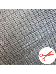 MALLA DE SOMBREO TERMOREFLECTANTE GRIS PLATA al corte