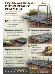 PINCHO METALICO 130X130 mm