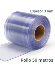 LAMA DE 3 MM DE ESPESOR PARA CORTINAS DE PVC.