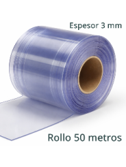 LAMA DE 3 MM DE ESPESOR PARA CORTINAS DE PVC.