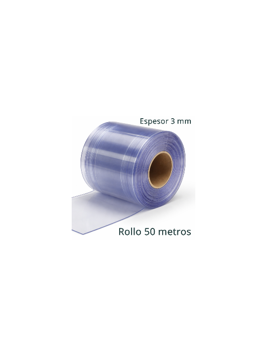 LAMA DE 3 MM DE ESPESOR PARA CORTINAS DE PVC.