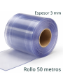 LAMA DE 3 MM DE ESPESOR PARA CORTINAS DE PVC.