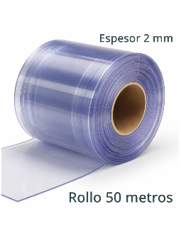 LAMA DE 2 MM DE ESPESOR PARA CORTINAS DE PVC.