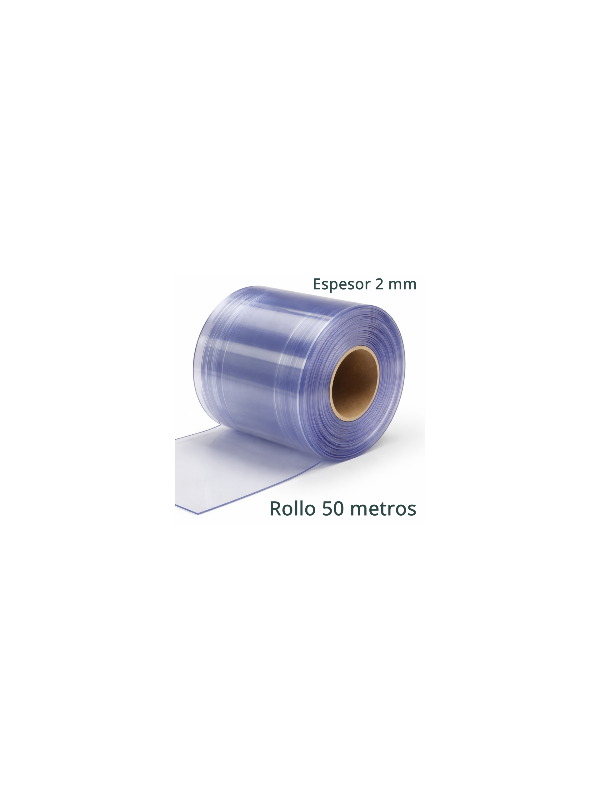 LAMA DE 2 MM DE ESPESOR PARA CORTINAS DE PVC.
