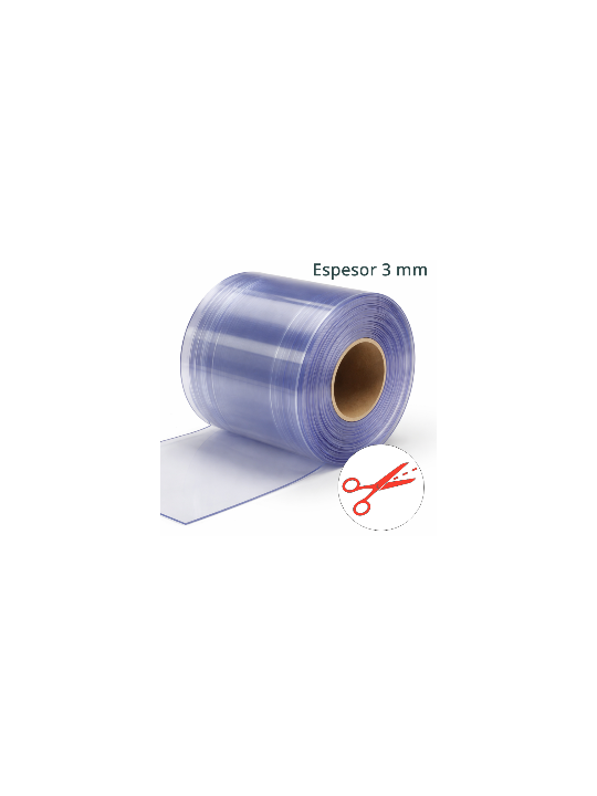 LAMA DE 3 MM DE ESPESOR PARA CORTINAS DE PVC.
