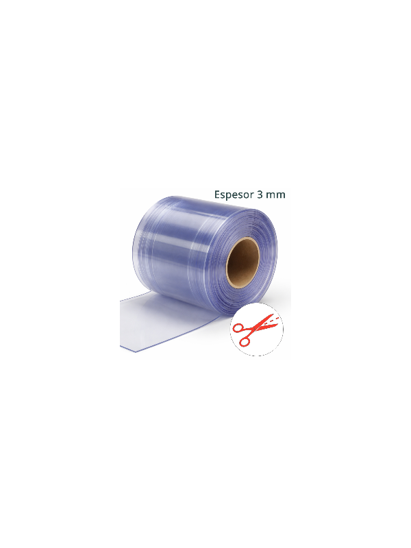 LAMA DE 3 MM DE ESPESOR PARA CORTINAS DE PVC.
