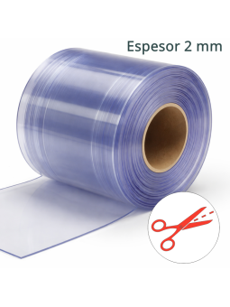 LAMA DE 2 MM DE ESPESOR PARA CORTINAS DE PVC.