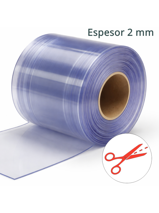 LAMA DE 2 MM DE ESPESOR PARA CORTINAS DE PVC.