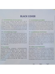 Plástico de acolchado negro para huerto  microperforado permeable| Control de malas hierbas