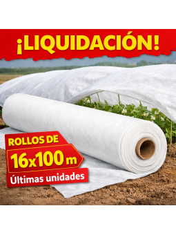MANTA TÉRMICA 17 g/m² . Rollo de 16x100 m.