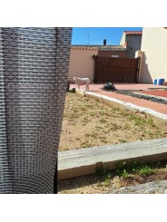 Malla de ocultación decorativa premium para jardín y balcón | Alta resistencia UV