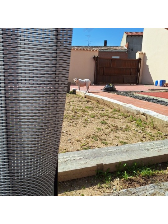 Malla de ocultación decorativa premium para jardín y balcón | Alta resistencia UV