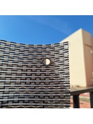 Malla de ocultación decorativa premium para jardín y balcón | Alta resistencia UV