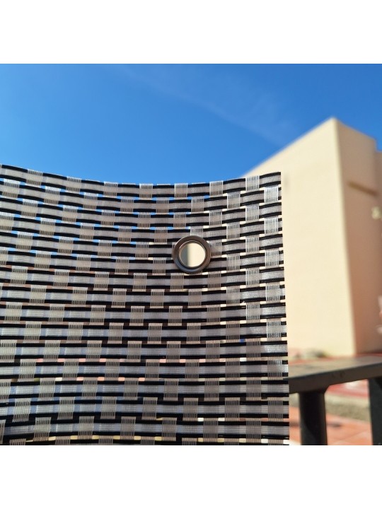 Malla de ocultación decorativa premium para jardín y balcón | Alta resistencia UV