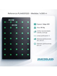 ACOLCHADO NEGRO CEBOLLAS .1X300 m