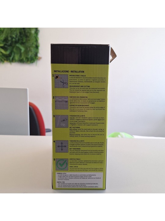 Red Protectora para Gatos TENAX FELIXY | Seguridad para Balcones y Ventanas