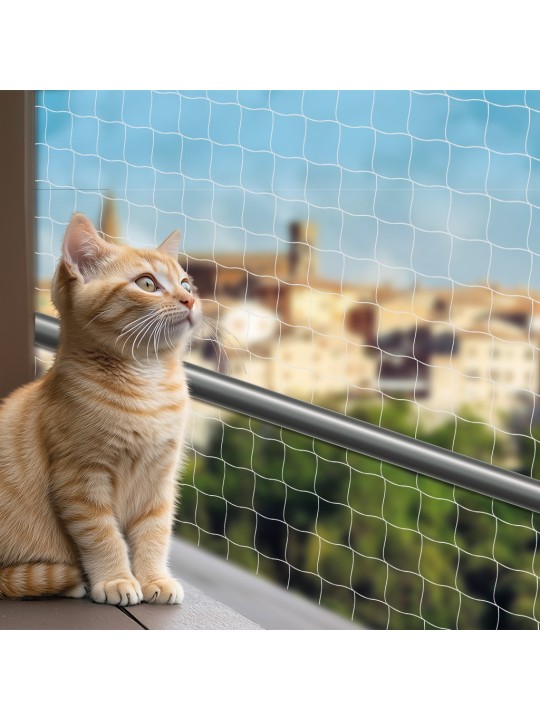Red Protectora para Gatos TENAX FELIXY | Seguridad para Balcones y Ventanas