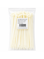 BRIDAS BLANCAS NYLON 200X7.6 MM