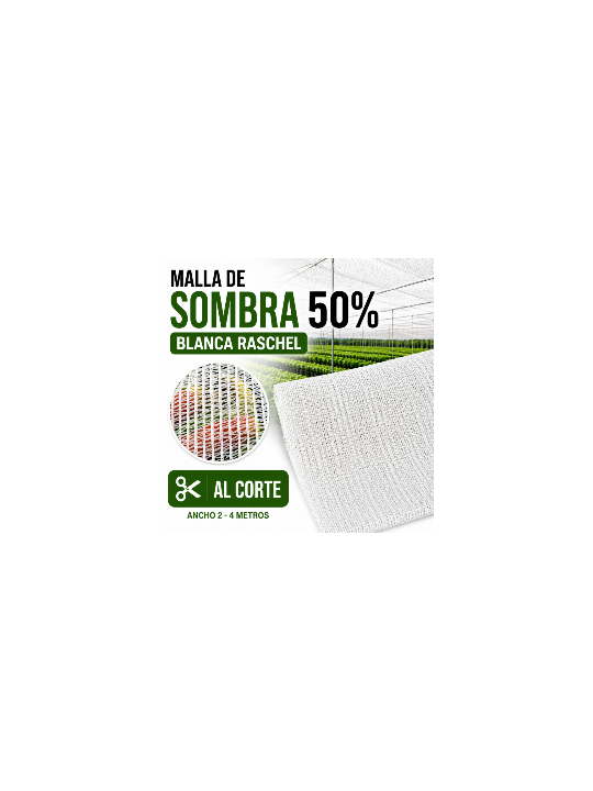 MALLA DE SOMBREO 50 % AL CORTE-