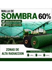 MALLA SOMBREO 60% ROLLOS