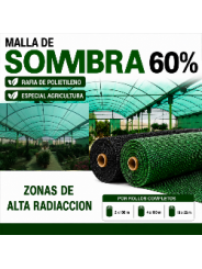 MALLA SOMBREO 60% ROLLOS