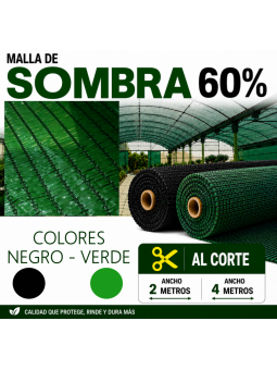 MALLA SOMBREO 60% AL CORTE