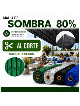 MALLA SOMBREO 80% AL CORTE