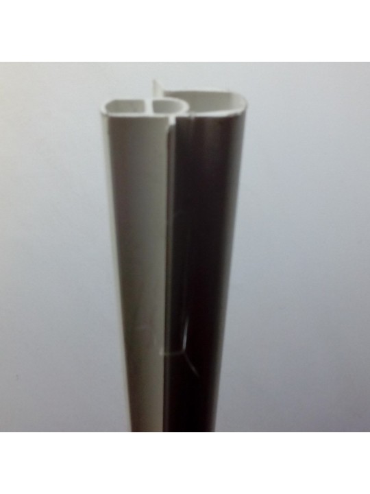 Perfil cincado con Clip PVC para Invernaderos.