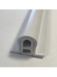 Perfil cincado con Clip PVC para Invernaderos.