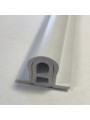 Perfil cincado con Clip PVC para Invernaderos.