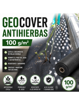 GEOCOVER UV+ 100 g/m² | Geotextil Antihierbas Marrón