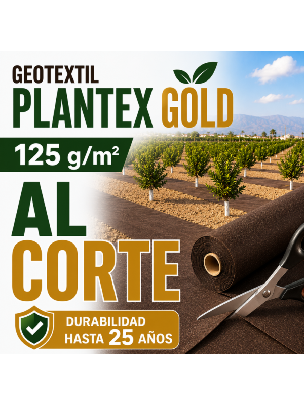 GEOTEXTIL PLANTEX GOLD 125 GR.AL CORTE