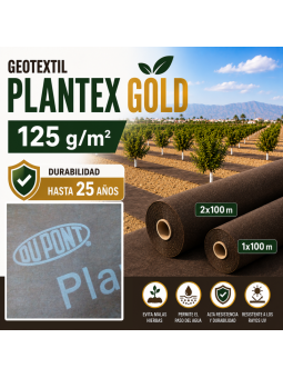 GEOTEXTIL PLANTEX GOLD 125 GR. ROLLOS