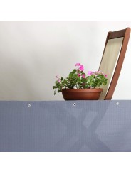 Malla de ocultación decorativa premium para jardín y balcón | Alta resistencia UV