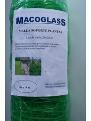 SOPORTE PLANTAS  20X20 VERDE.ROLLO 2X25