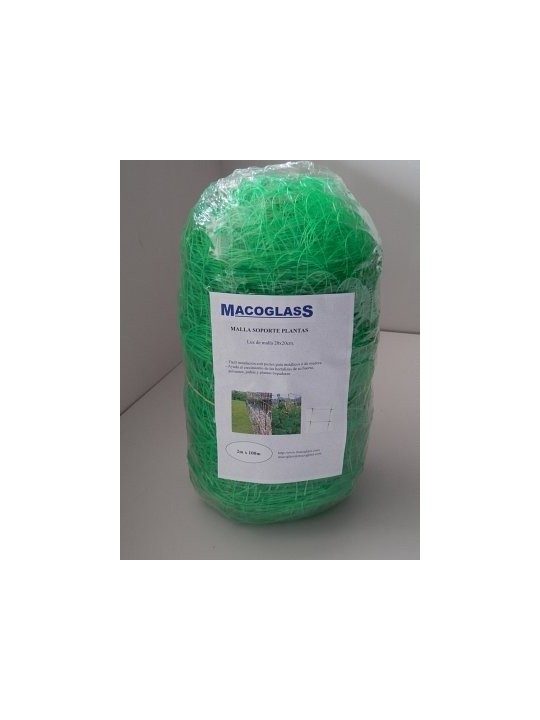 SOPORTE PLANTAS 20X20 VERDE.ROLLO 2X100