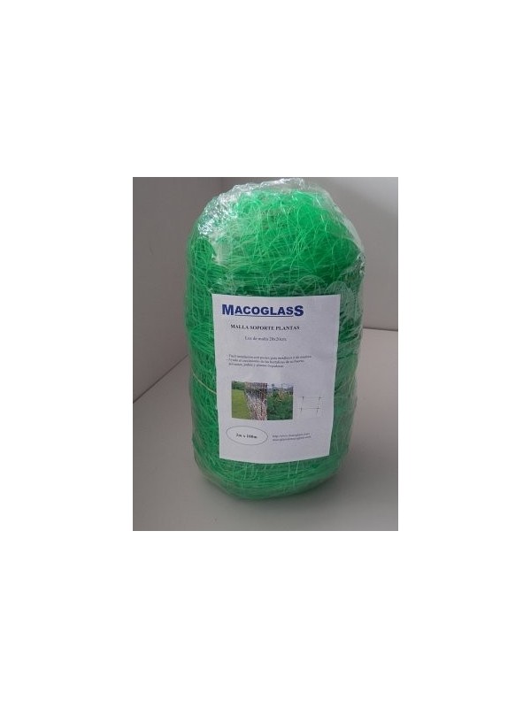 SOPORTE PLANTAS 20X20 VERDE.ROLLO 2X100